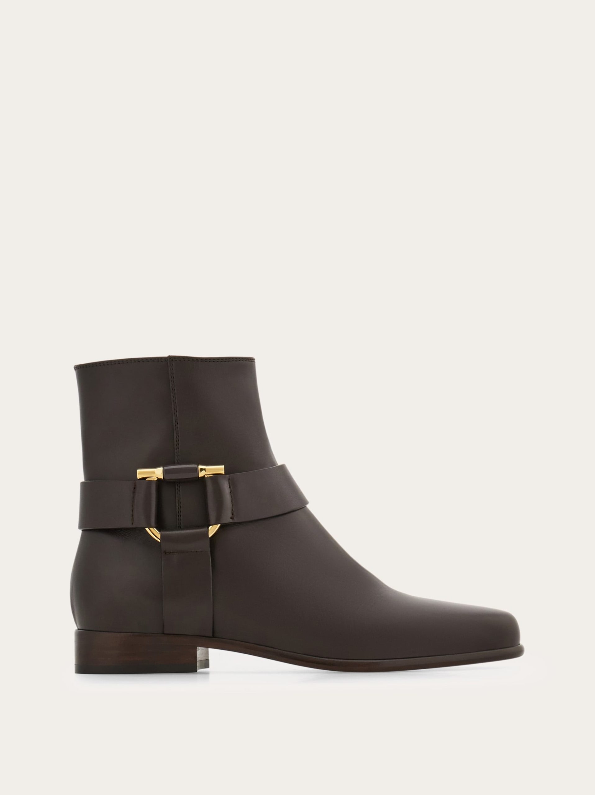 Ferragamo Gancini ornament ankle boot - Image 1